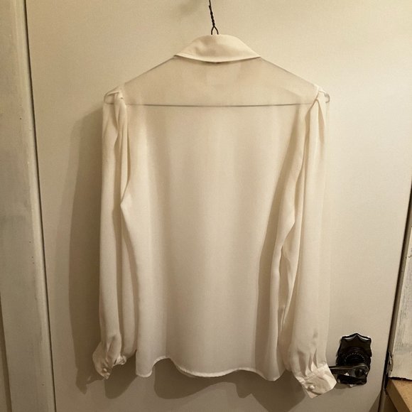 RACHAEL size 6 cream blouse - Picture 4 of 4
